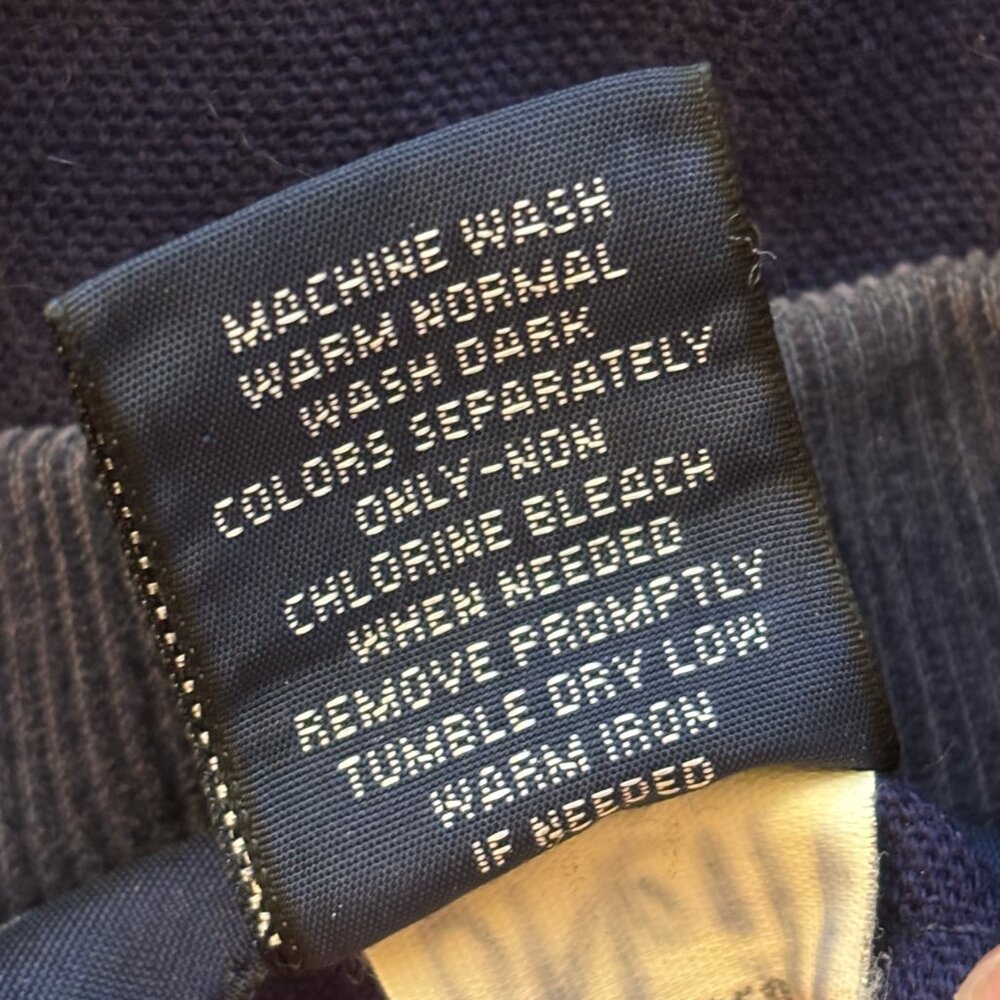 Vintage Lands End Barn Chore Coat 💙 Size M, Dark Blue - Picture 5 of 9